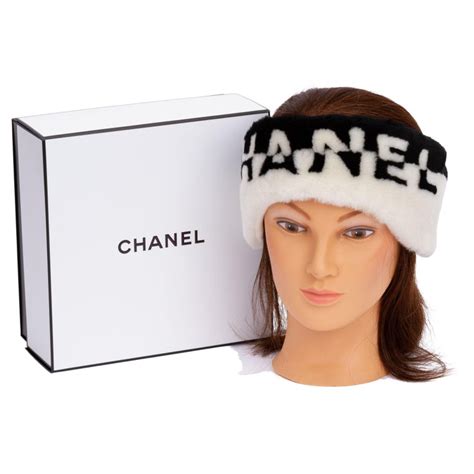 chanel shearling headband|Chanel beanie 2022.